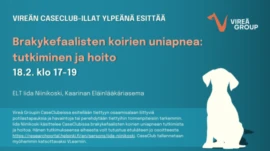 CASECLUB: Brakykefaalisten koirien uniapnea: tutkiminen ja hoito